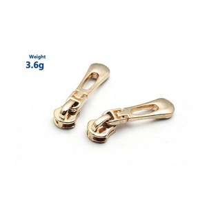 Wholesale High Quality Open-end Auto Lock 5# Custom Zinc Zipper with Metal Slider in Zippers Category