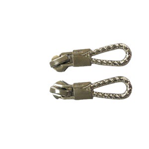 Hot Selling Luxury Semi-Auto Lock Slider Jeans Custom Promotional With Durable 3#/5# Bright Silver Yg Zipper Made Zinc Alloy