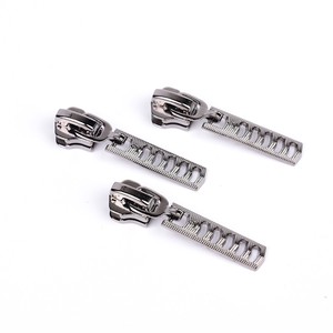 Dawei Brand Wholesale 8# Zinc Alloy Custom Autolock Zip Slider Fancy Automatic #5 for Clothing/garment/jacket/shoes