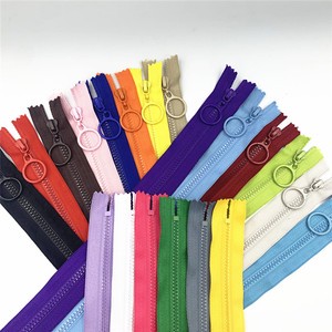 3# Resin Zippers Plastic With Pull Ring Close End Zippers DIY Bag Sewing Crafts Zipper