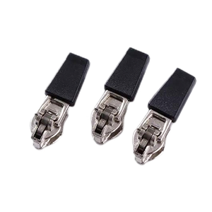 Customized Logo Jeans Garment Accessories Nickel Rubber Semi-lock Diy Zip Head 4 YG Metal Zipper Slider