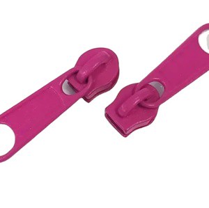 Wholesale Custom No. 3 Long Plate Metal Zipper Slider Nylon Material for Home Textile