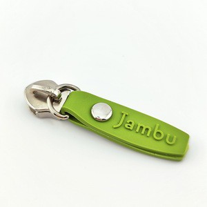 Custom Logo PVC Zipper Puller Silicone Rubber Zipper Slider Pull