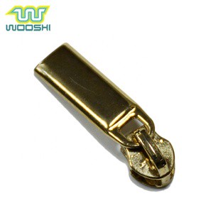 Golden Zinc Alloy Zipper and Sliders Custom Design Metal Zip Puller for Bags and Shoes Direct From Zip Factory