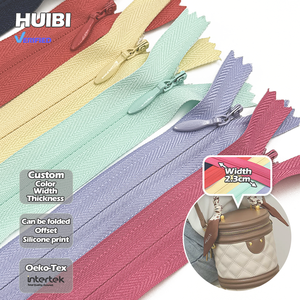 Wholesale Nylon Closed End Self-locking Hidden Zipper High Quality Invisible Zipper for Clothing Home Textile