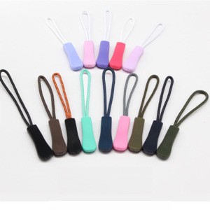 High Quality TPU Zipper Puller Cord in Stock and Customized Pvc Zipper Slider Zipper Head Designer for Bag,Garment