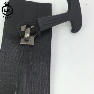 Lanke Custom Logo Private Brand #3 #5 #7 Black Non Lock Zipper Slider Water Resistant 100% Waterproof Zipper for Diving Suit