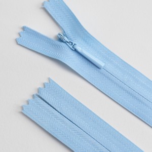 Factory Direct Custom Size High Quality Style Invisible Nylon Zipper for Home Textiles Garment Processing Accessories