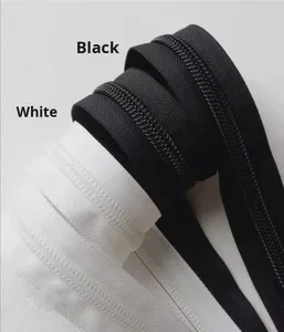 Hot Sale Genuine YKK No.10 RC Nylon Zipper Enterprise Procurement Rectangle Pattern Made From Durable Plastic