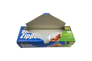 Supermarket-Quality Reusable High-Grade CPP Zipper PE Freezer Bag Custom Logo Resealable PE Packing Sandwich Shoes Fur Packaging