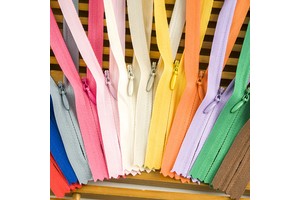 Zipper Nylon Slider Invisible Jeans Jacket Zippers Nylon Coil Zipper Tailor for Handcraft Sewing Fabric Accessory