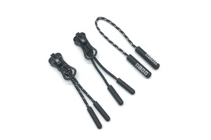 Hengda Factory Wholesale Custom Colorful Silicone Logo Zipper Puller Soft Pvc Woven Zipper for Luxury Garment Bag