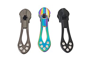Manufacturer Made Bags Zinc Alloy Zipper Puller Customized Metal Zipper Slider Designs for Clothes