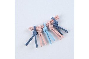 T-085# Cool Dual-Ended Zipper Pull Cord 3mm Colorful Dotted Reflective Silicone Rubber-Dipped Durable Plastic Apparel