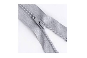 Nylon No. 5 Open-End Metal Zipper with Auto Lock Feature for Shoes, Garments, Bags, Pillows, Home Textiles - Plastic Material