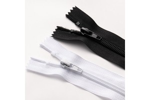 Wholesale #5 Short Zipper White Nylon Zipper Quality Close End Nylon Zipper for Bag