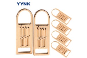 Professional Metal Button Factory Custom Logo Zinc Alloy Zipper Pullers With Slider For Bag Cloth Jeans Shoes Pants DIY Garment