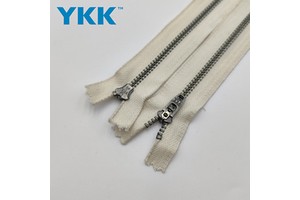 For YKK #3 Cotton Metal Zipper Eco-Friendly Close-End Zipper for Pants Jeans Bags Garments