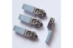 #3 Nylon Reverse Auto Lock Slider Nickel-Free Puller Zipper Slider Customized Rubber Slider