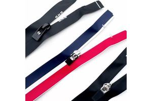 Zipper Waterproof Factory Wholesale Custom Nylon Zipper Open-End 3# 5# 7# Auto Lock Waterproof Zipper for Clothing Bags