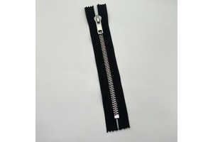 10# White Gold Metal CLOSED-END ZIPPER High Quality with Smooth and Lag-Free Performance for Bags