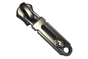 Hengda Zipper #5 3# Bag Invisible Custom Logo Design Gold Rubber Pulls 5 Sliders Pull Runner Head & Sliders Zipper Puller