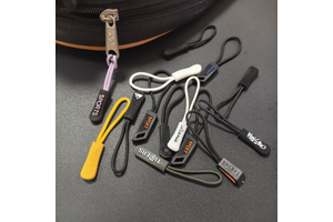 2025 New Custom logo Zipper Puller Rope Garment Zipper Puller Slider Brand Logo