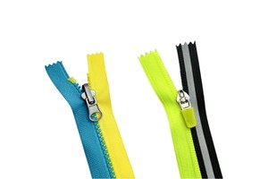Wholesale 5# Nylon or Resin Separating Two Tone Eco Friendly Zipper for Garment Front Placket