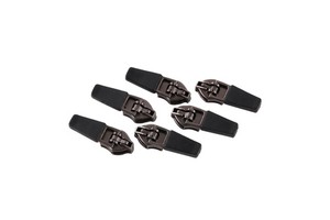 Custom High Quality Metal Dawei Brand Factory Wholesale #3 Nylon Spring Slider Zipper Puller Auto Lock Nickel-Free for Bags