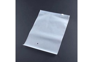 Wholesale Factory Selling Custom Printing Logo Lock #3 #5 Plastic Slider Frosted Zipper Bag for Clothing