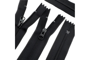 Custom Colors 3# Reversible Cremallera Sorok Concealed Nylon Invisible Zipper Eco-Friendly Durable Plastic for Customized