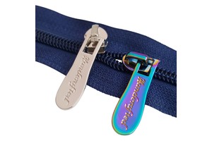 High Quality Plating Colored Zipper Pulls Logo Custom Metal Zipper Puller for Handbag