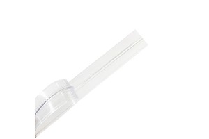 Wholesale Price Customized Color Without Plastic Slider PVC Zipper Tape For Packaging Bag