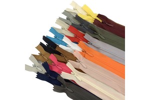 VVE Manufacturer Wholesale No. 3 Nylon Lace Invisible for Garments Colorful Stock Pillow Cushion Skirt Pants Hidden Plastic