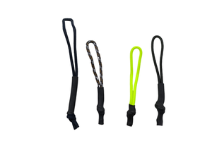 High Quality Lanke U Type Zipper Pullers Custom Size Rubber Plastic Logo Dot String Pull Head for Garments and Outdoor Wear
