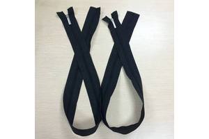Lanke Good Selling Size #3 and #5 Black Long Chain Close End Nylon Zipper Tape Puller With Custom Logo