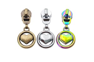 Fashion New Waterproof Colorful Metal Zipper Slider Special Luggage Clothing Zipper Pull Plating Zip Head