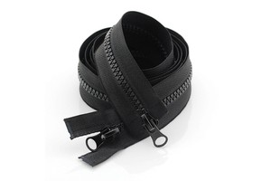 Customizable Plastic Resin Zipper Opening and Closing Automatic Lock Stitch Sewing Zipper Plastic Zipper With Open End