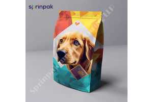 Industrial Use Flat Bottom 3D Box Pouch with Slider for Food Storage Packaging & Printing Products