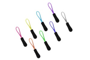 Hot Sale Colorful Soft Pvc Rubber Zipper Pull and High Quality Tpu Logo Zipper Puller Slider for Clothes
