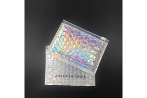 Custom Christmas Gifts Glossi Cosmetic Zipper Bubble Bag in Cosmetic/beauty/skin Care Slider Zipper Lock Bag Shipping Bag