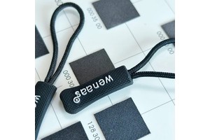 TPU Zipper Pull Custom Logo Transparent Durable Flexible Oil Resistant Nickel-Free Luggage Bags Apparel Outdoor Jackets Workwear