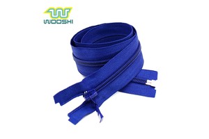 Wholesale Custom Color Nylon Running Shoes Long Chain #10 Auto Lock Zipper Open End Big Teeth Design Clothes Shoes Customized