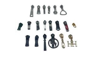 Custom OEM Metal Zipper Pull Custom Logo Slider Brand Logo Bag Zipper Puller Custom Metal Zipper