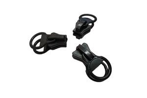Number 5 Double Zipper Pull Metal Slider Bags Zinc Alloy Runner with Customized Brand Color for Garments