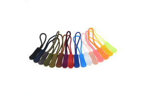 2025 New Trend Customized Colorful Pvc Zipper Puller Head and Rubber Plastic Zipper Slider for Garment