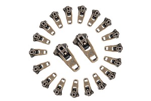 Manufacturer Wholesale Jeans Zipper Slider Brass YG Zipper Slider for Jeans Metal Slider Puller Custom Zipper Metal Puller