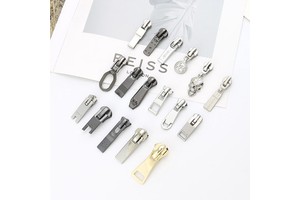 High Quality Nickel-Free Zinc Alloy Metal Zipper Puller Slider with Custom Color for Backpacks & Jackets (Modern Style)