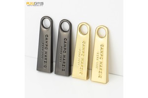 Custom Embossed Logo Star & Heart Patterns Nickel-Free Metal Zipper Pullers for Luggage and Bags