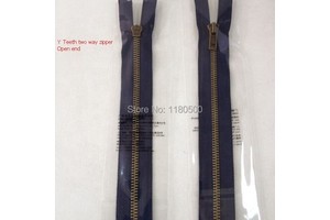 Various Heavy-Duty Metal Zipper with Rose Gold Teeth Custom Length Made in China for Sexy Underwear and Leather Jackets